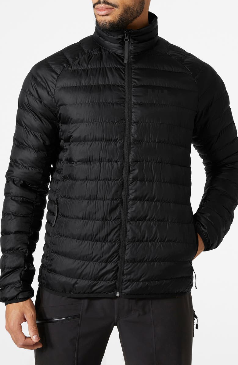 Helly Hansen Banff Water Repellent Insulated Puffer Jacket, Main, color, Black