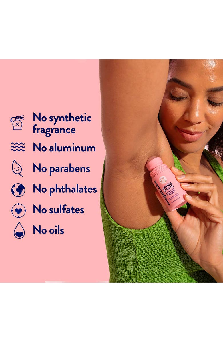 Megababe Après Shave Ingrown Hair & Razor Bump Roll-On, Alternate, color, Pink