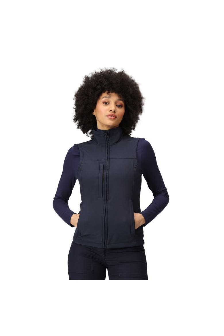 Flux Softshell Vest, Alternate, color, Navy and Navy