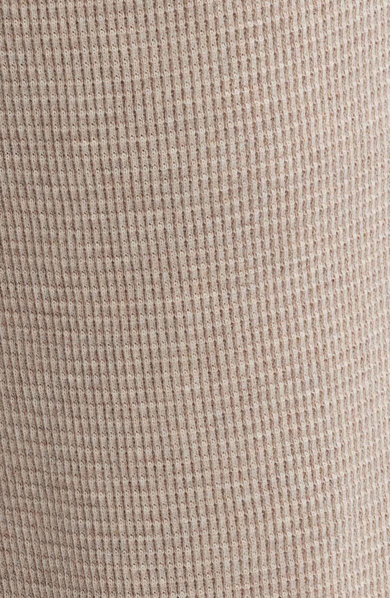 EILEEN FISHER SLEEP The Slow Waffle Stitch Organic Cotton Joggers, Alternate, color, Wheat