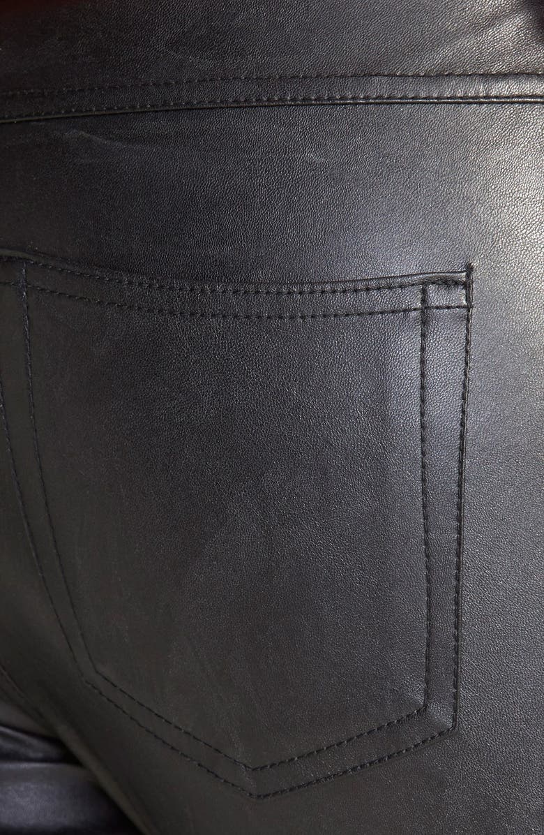 Hue Faux Leather Leggings, Alternate, color,