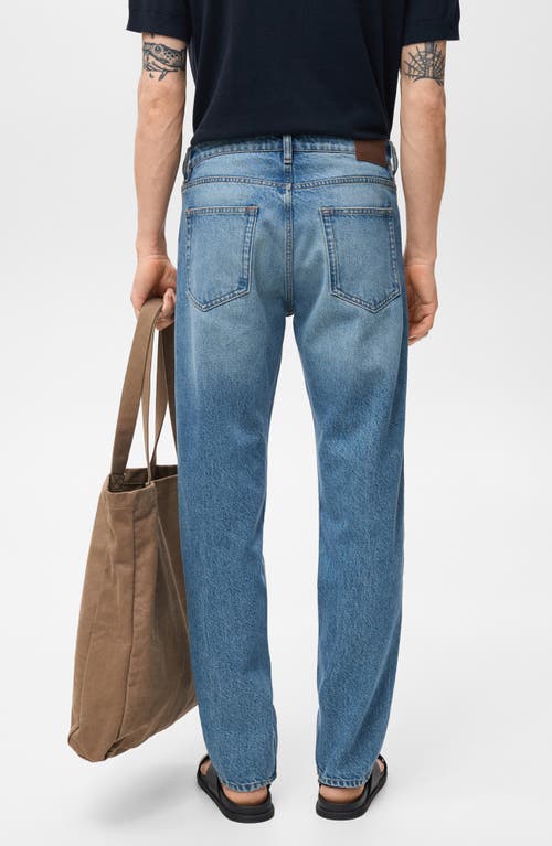 Mango Bob Regular Fit Jeans In Blue