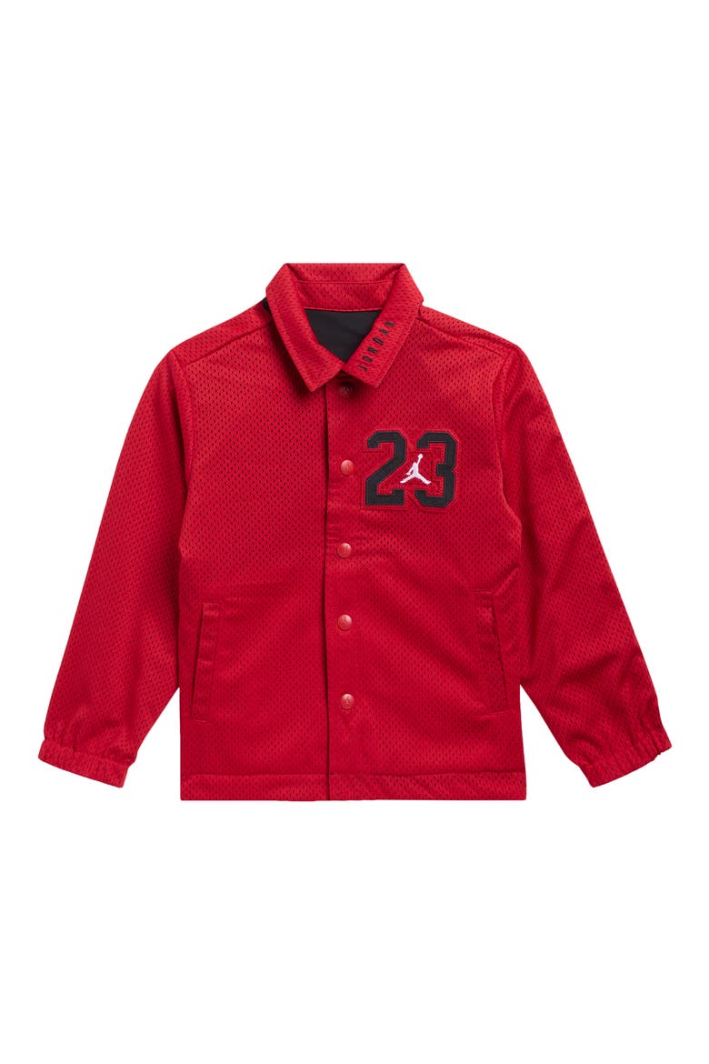 Kids' Reversible Coach's Jacket, Alternate, color, BLACK