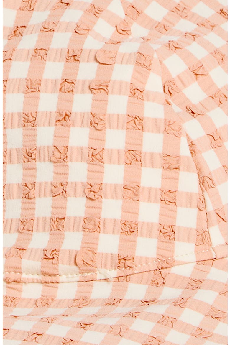 Gingham Sun Hat, Alternate, color, MELON