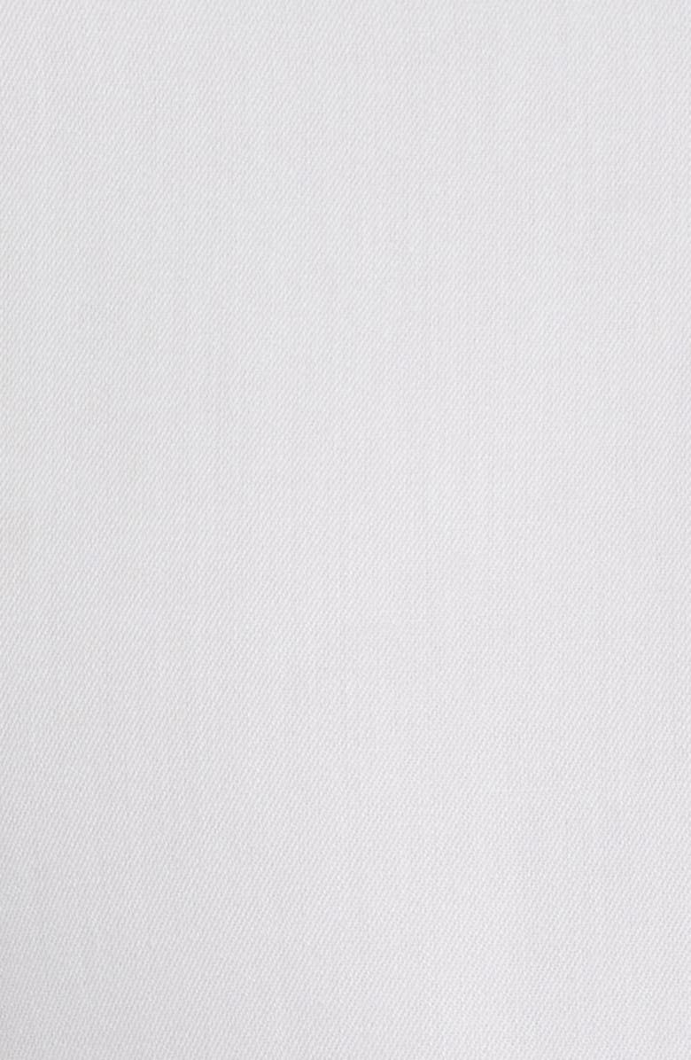 ZANETTI Solid Twill Dress Shirt, Alternate, color, White