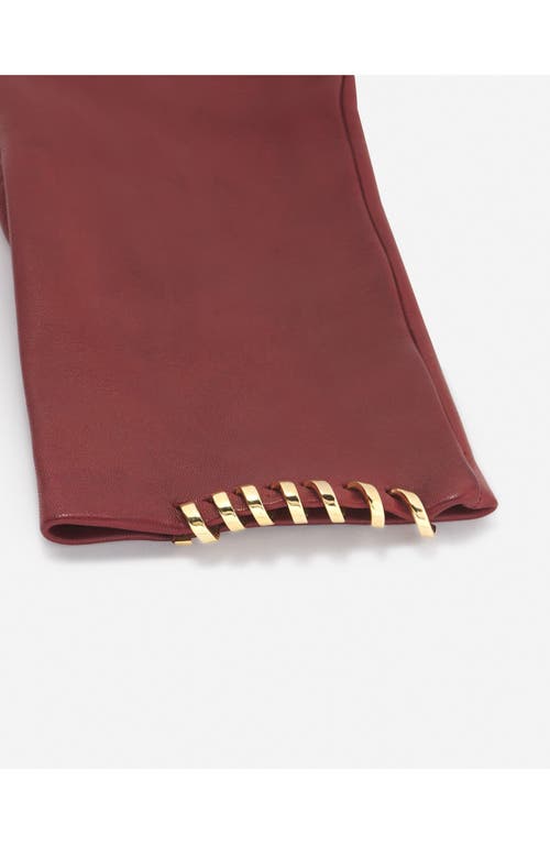 LANVIN MELODIE BY LANVIN LEATHER GLOVES