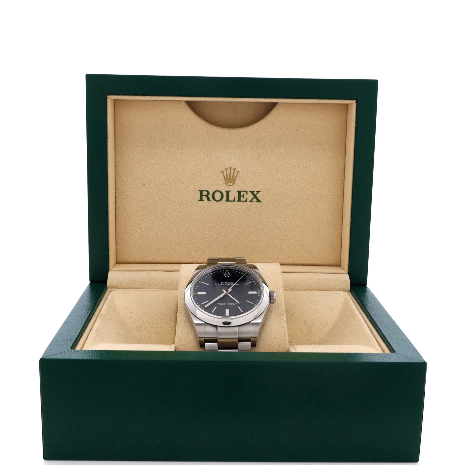 Oyster Perpetual Automatic Watch Stainless Steel 39, Alternate, color, Metallic Silver
