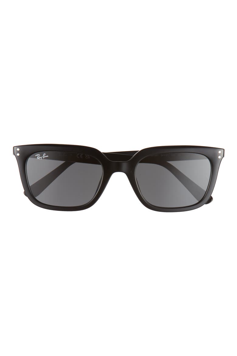 54mm Square Sunglasses, Main, color, DARK GREY