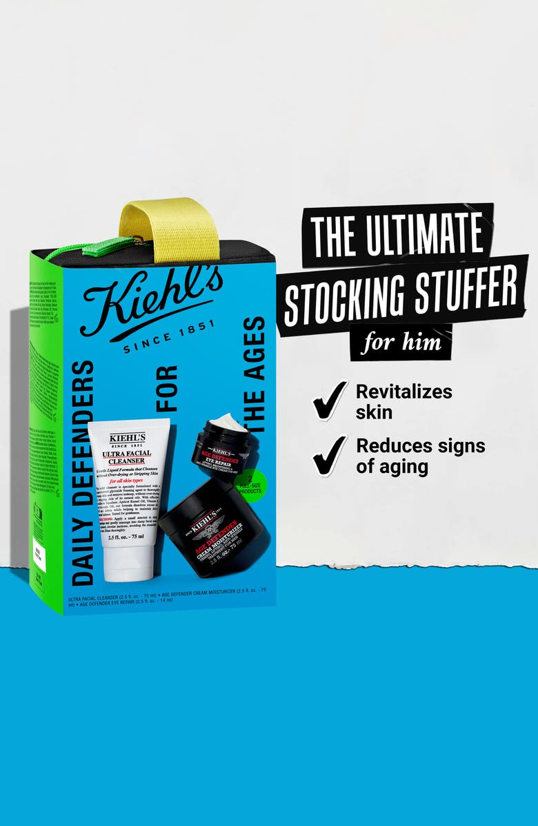 Kiehl's Since 1851 Men's Age Defending Skin Care Gift Set $117 Value, Alternate, color,