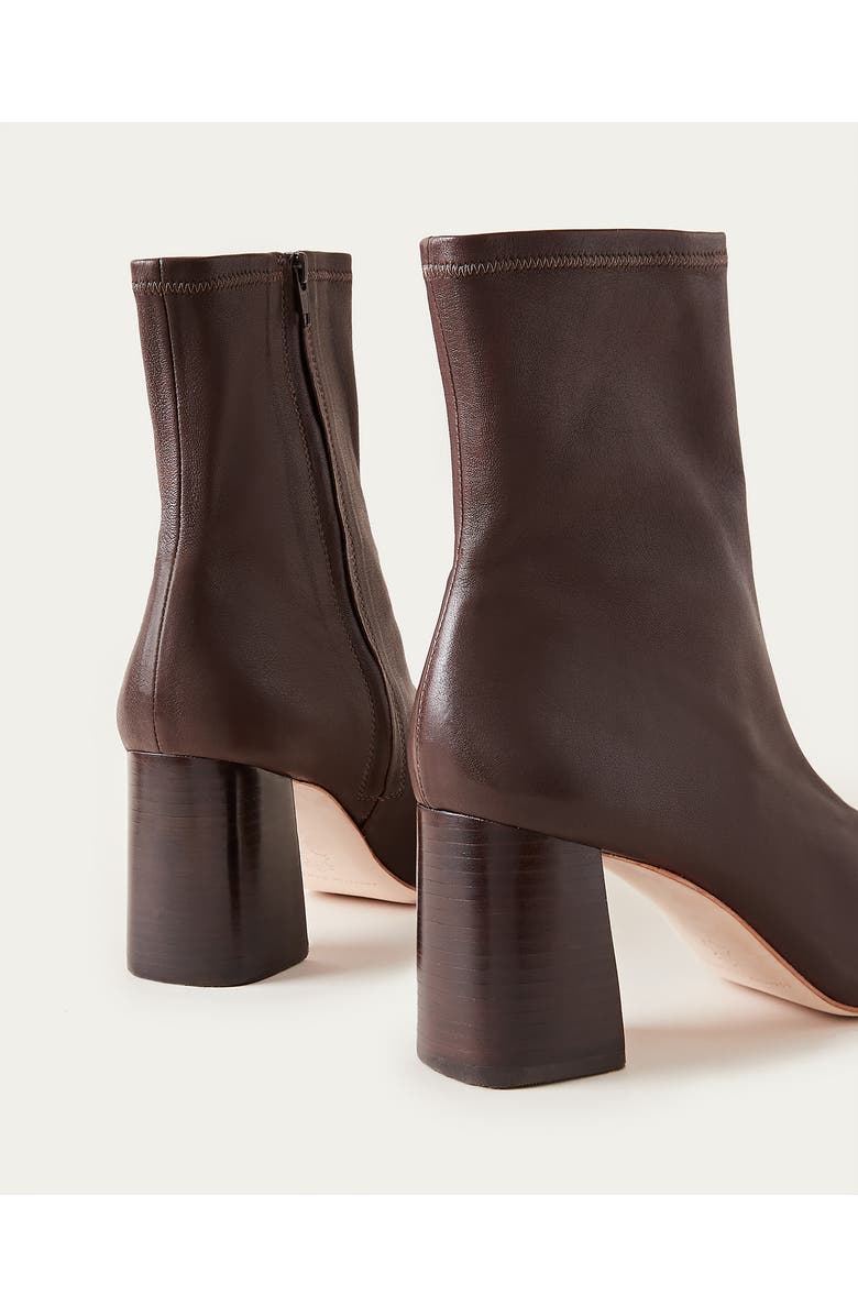 Loeffler Randall Elisa Pointed Toe Bootie, Alternate, color, Chocolate