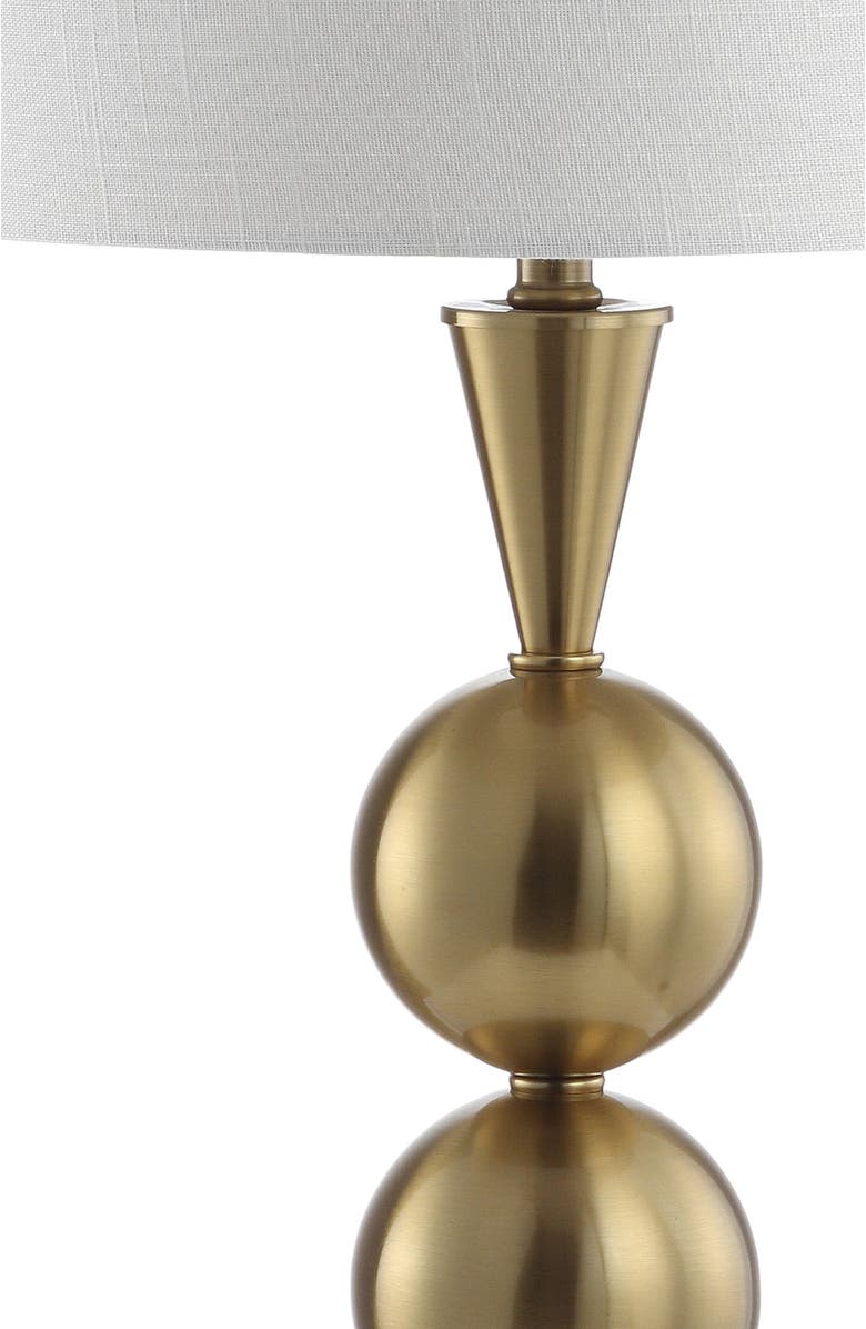 JONATHAN Y Mackenzie 33" Metal LED Table Lamp, Brass, Alternate, color,