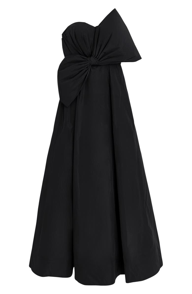 Donna Karan New York Bow Strapless Ballgown, Alternate, color,