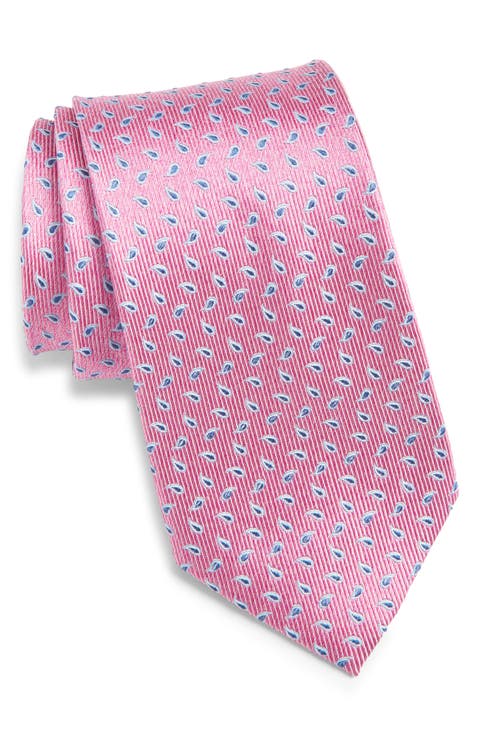 Neat Paisley Silk Tie