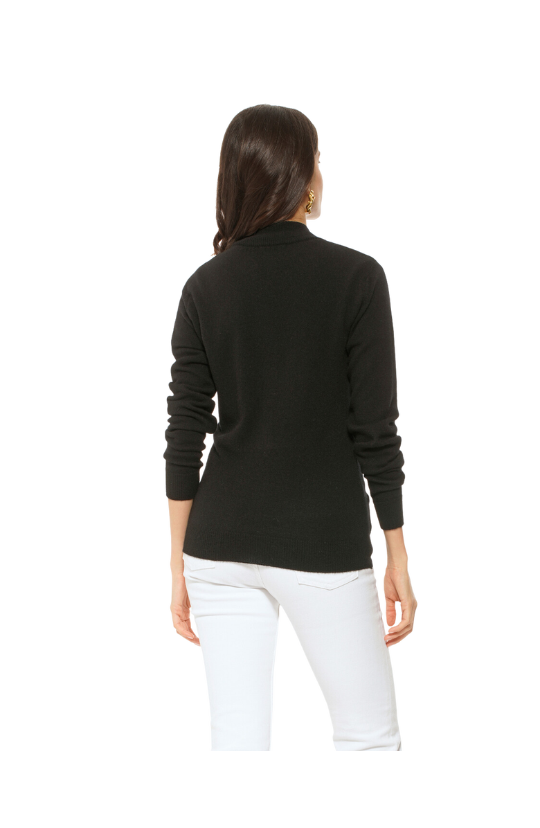 Monticelli Cashmere Pure Cashmere Double Slider Slider Zip Cardigan, Alternate, color, Charcoal