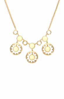 OLIVIA WELLES Ornate Ivory Necklace