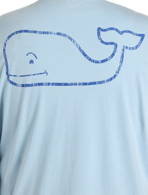 Vineyard Vines Whale Long-sleeve Graphic Tee In Bright Blue