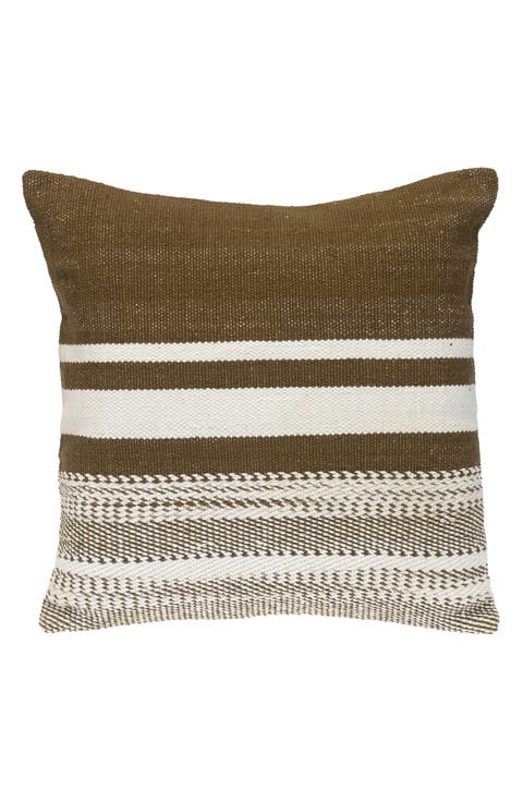 Stripe Square Accent Pillow
