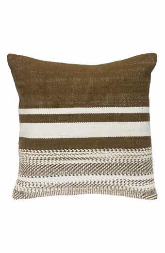 PARKLAND COLLECTION Stripe Square Accent Pillow