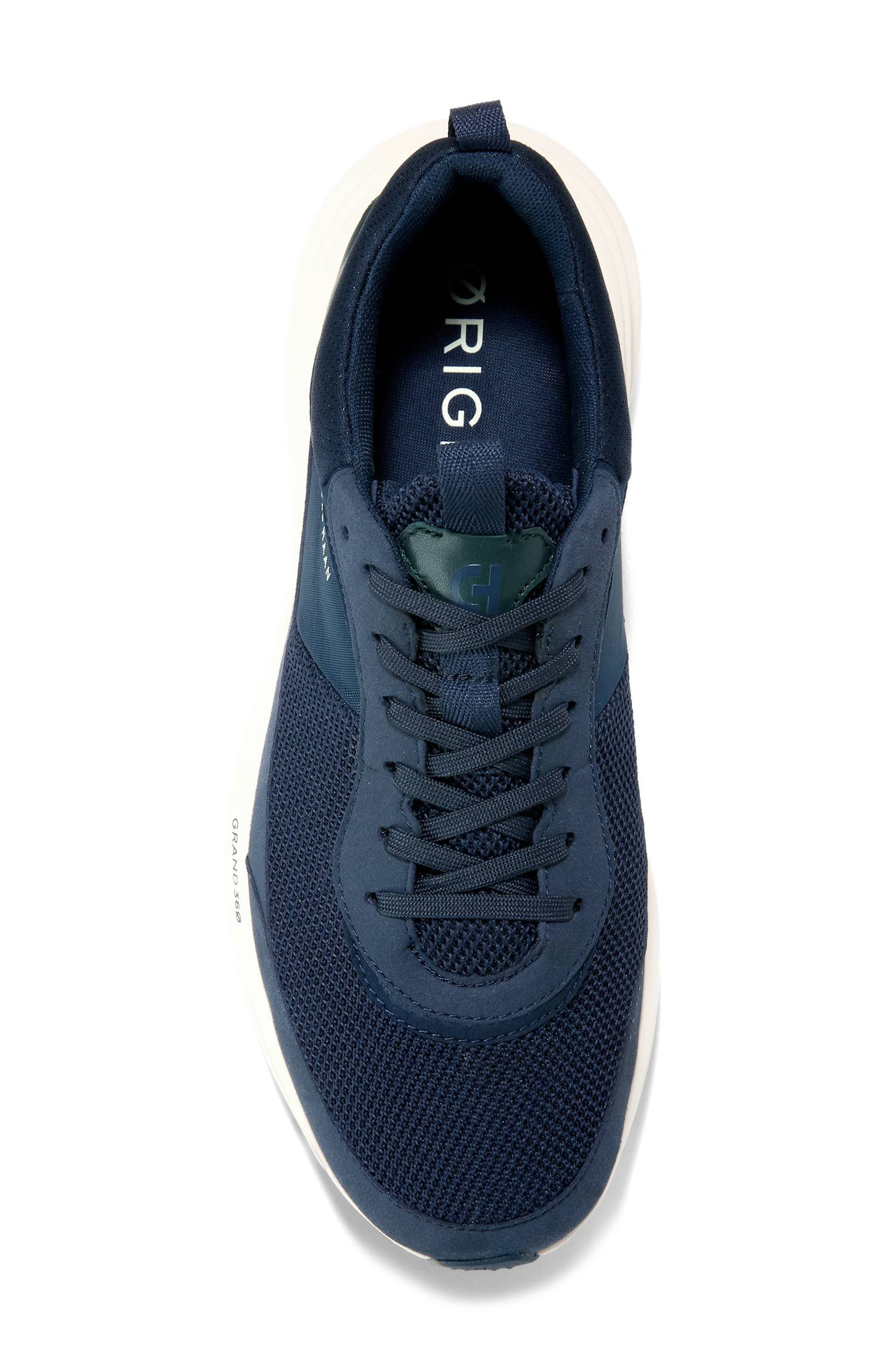 Cole Haan ØriginalGrand Quadstar Running Shoe, Alternate, color, Navy Blazer/ Ch Java/ Ivory