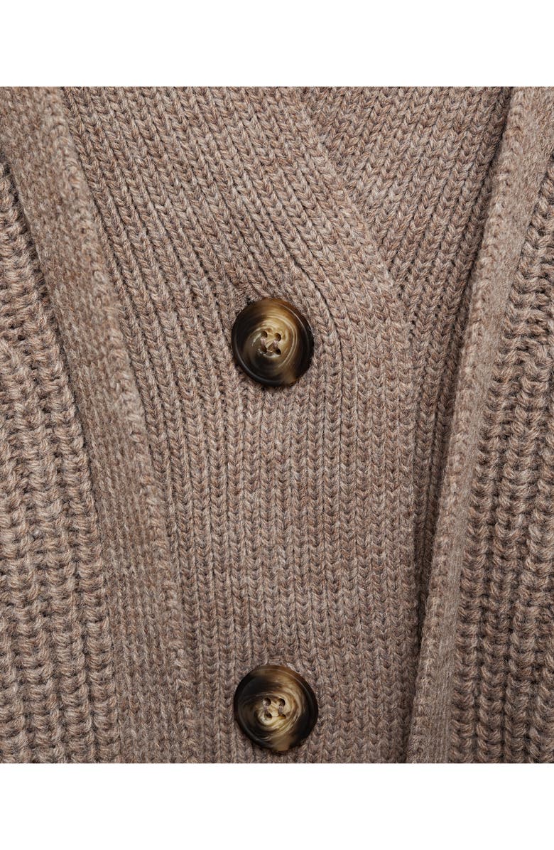 MANGO Oversize V-Neck Cardigan, Alternate, color,