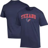 Champion Men's Champion Navy Houston Texans Arch Over Logo T-Shirt