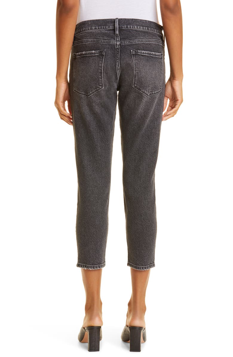 FRAME Le Garçon Slim Crop Boyfriend Jeans, Alternate, color, 