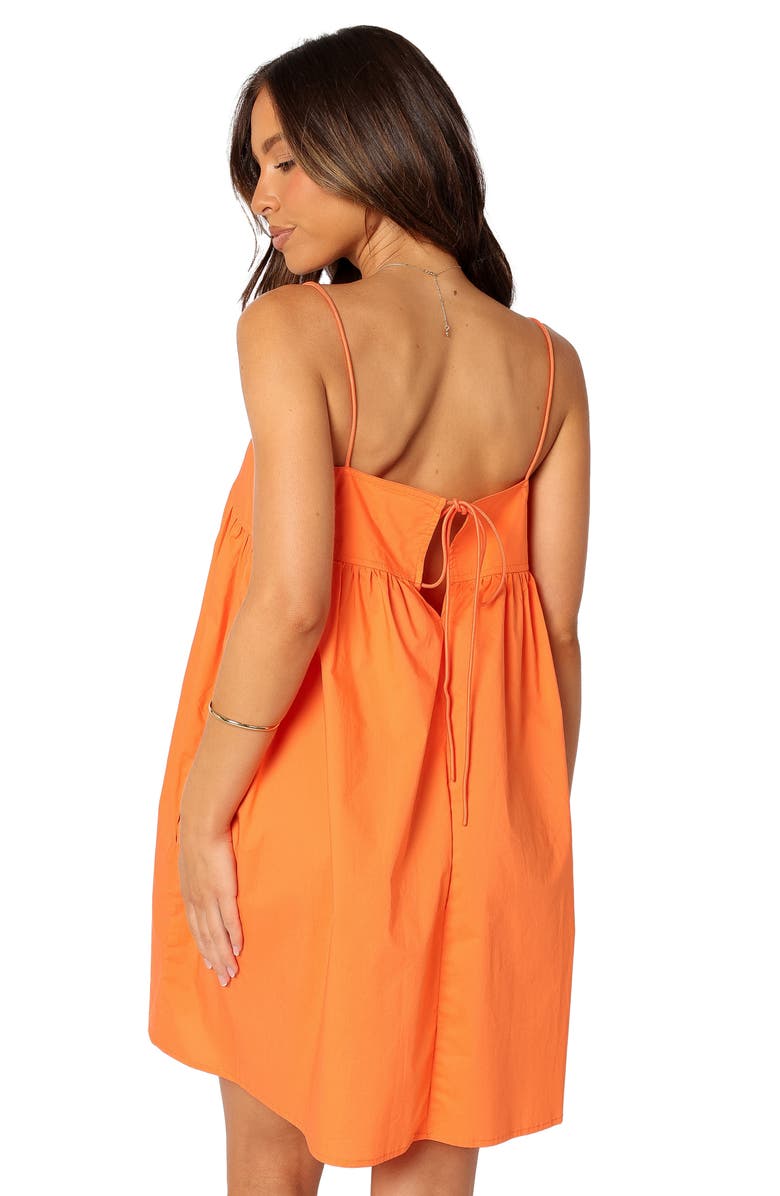 Petal & Pup Serina Cotton Poplin Shift Dress, Alternate, color, Orange