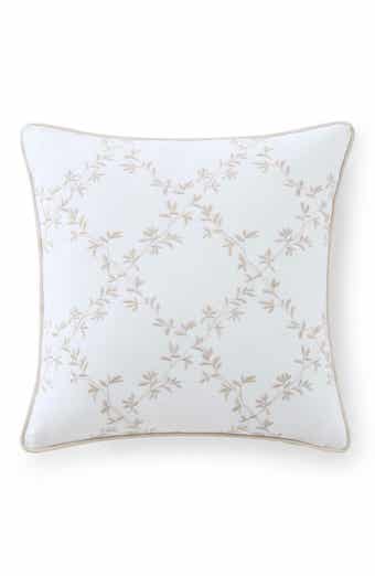 Blooming Trellis Cotton Decorative Pillow