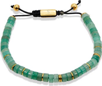 Jade Adjustable Slider Bracelet