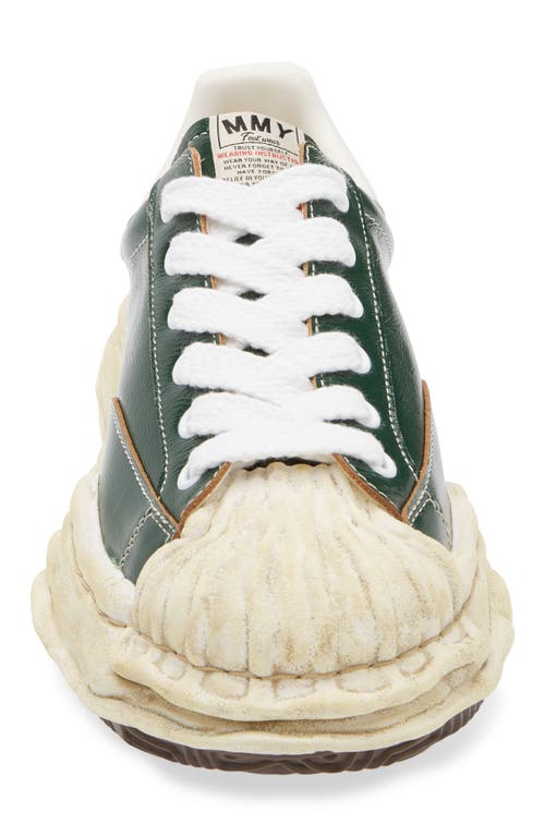 Miharayasuhiro Maison Mihara Yasuhiro Blakey Og Sole Leather Sneaker In Green