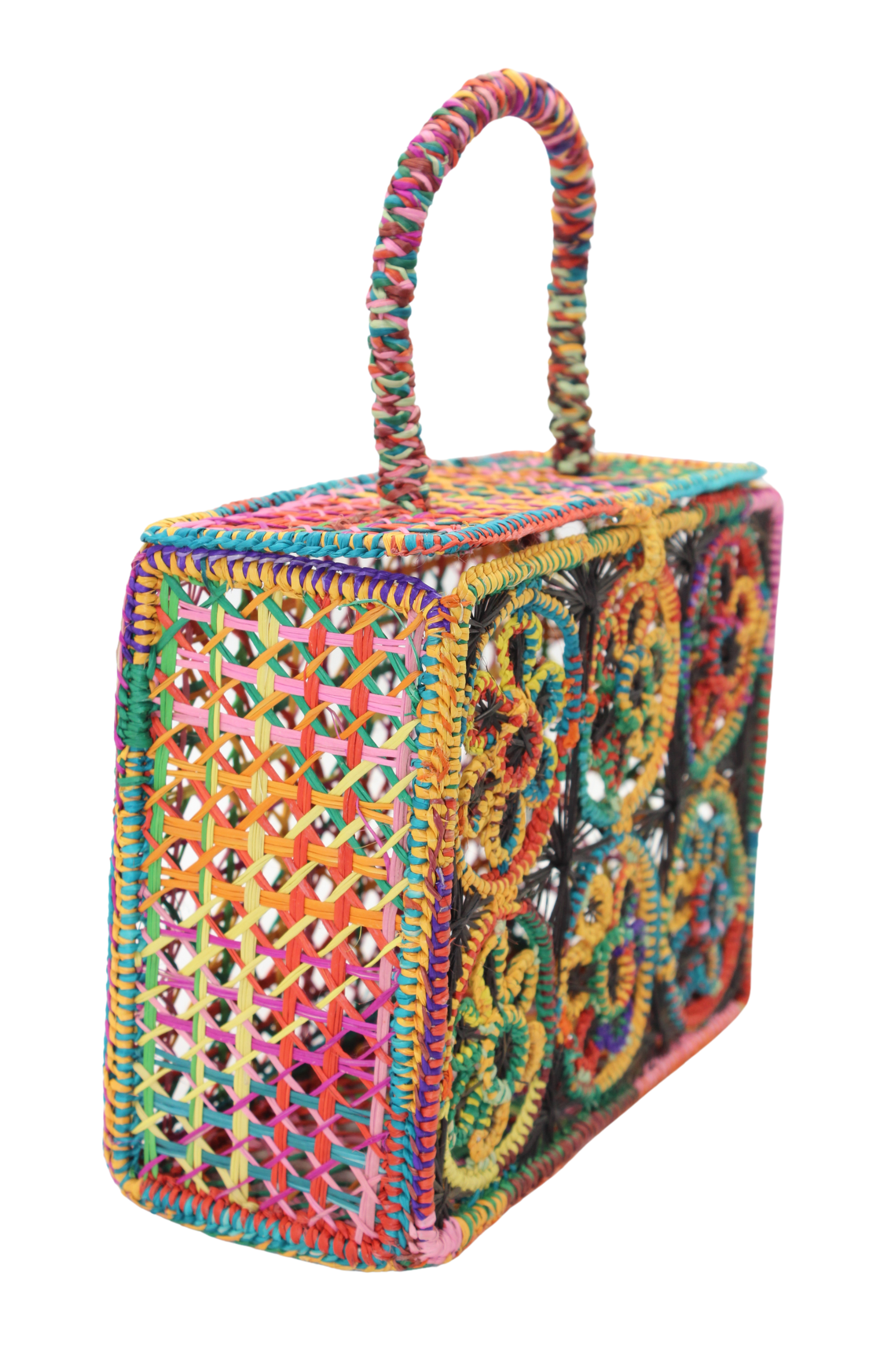 Amazónica Siena Handbag, Alternate, color, Multi-Colored Floral