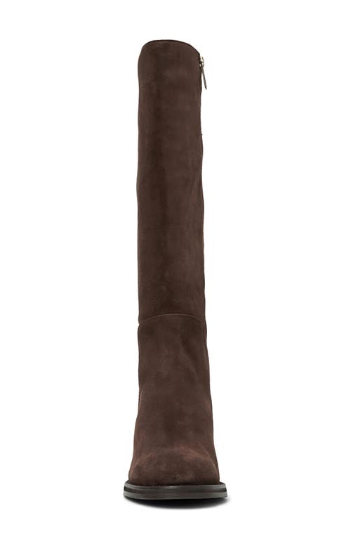 Aquatalia Serafina Water Resistant Knee High Boot In Brown