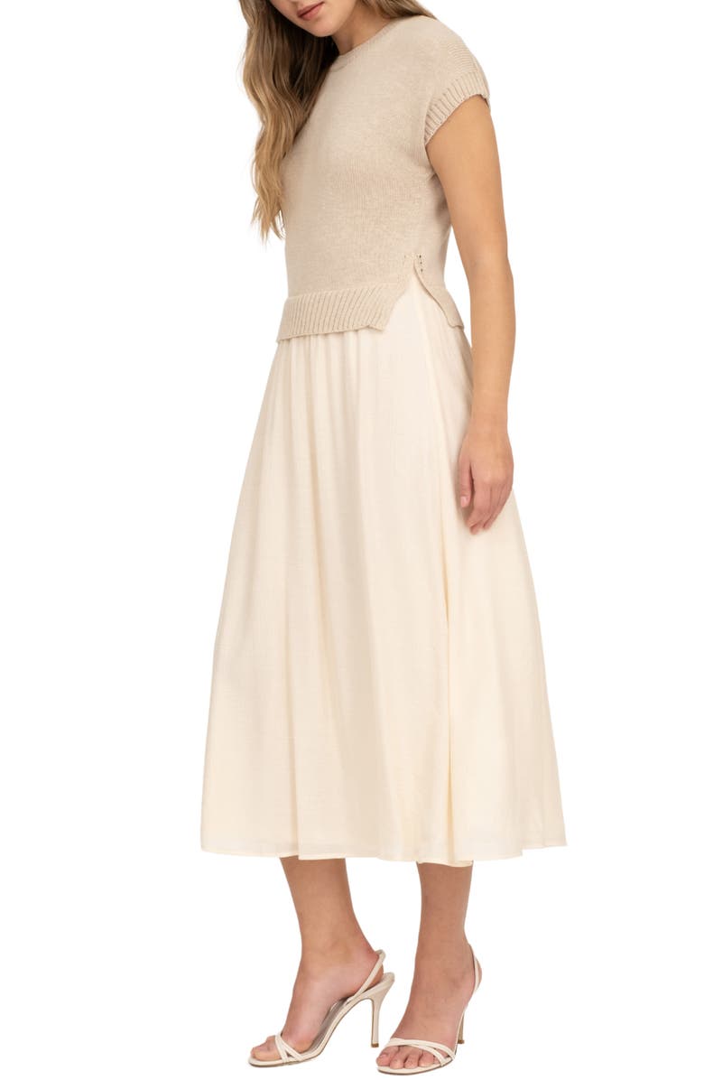 Mixed Media Maxi Dress