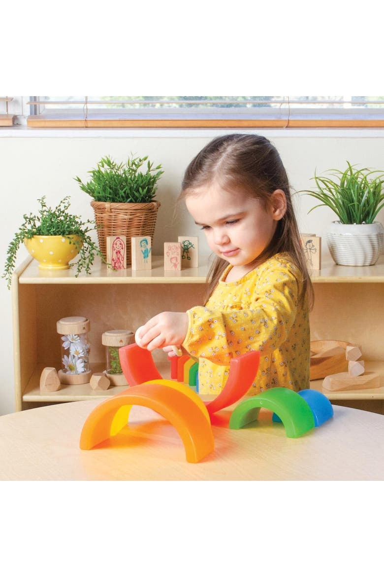 Discovery Stackers - Rainbow Arch - 5 Pieces, Alternate, color, Rainbow