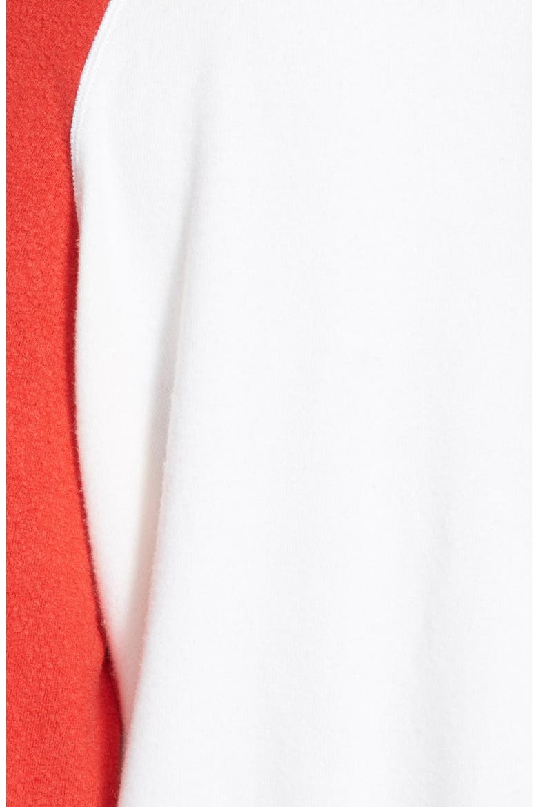 'USA' Graphic Sweatshirt, Alternate, color, HOT LIPSTICK