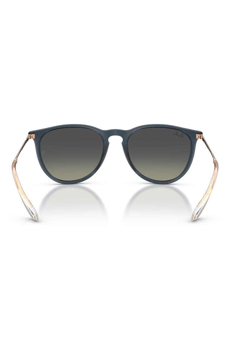 54mm Phantos Round Sunglasses, Alternate, color, RUBBER BLUE
