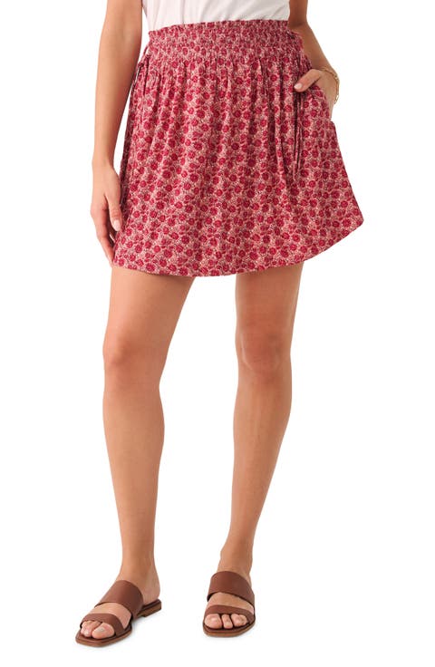 Emery Smocked Waist Skirt