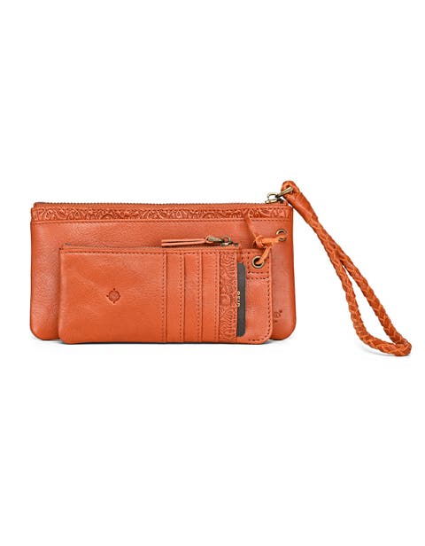 Marigold Genuine Leather Modular RFID Zip Wallet