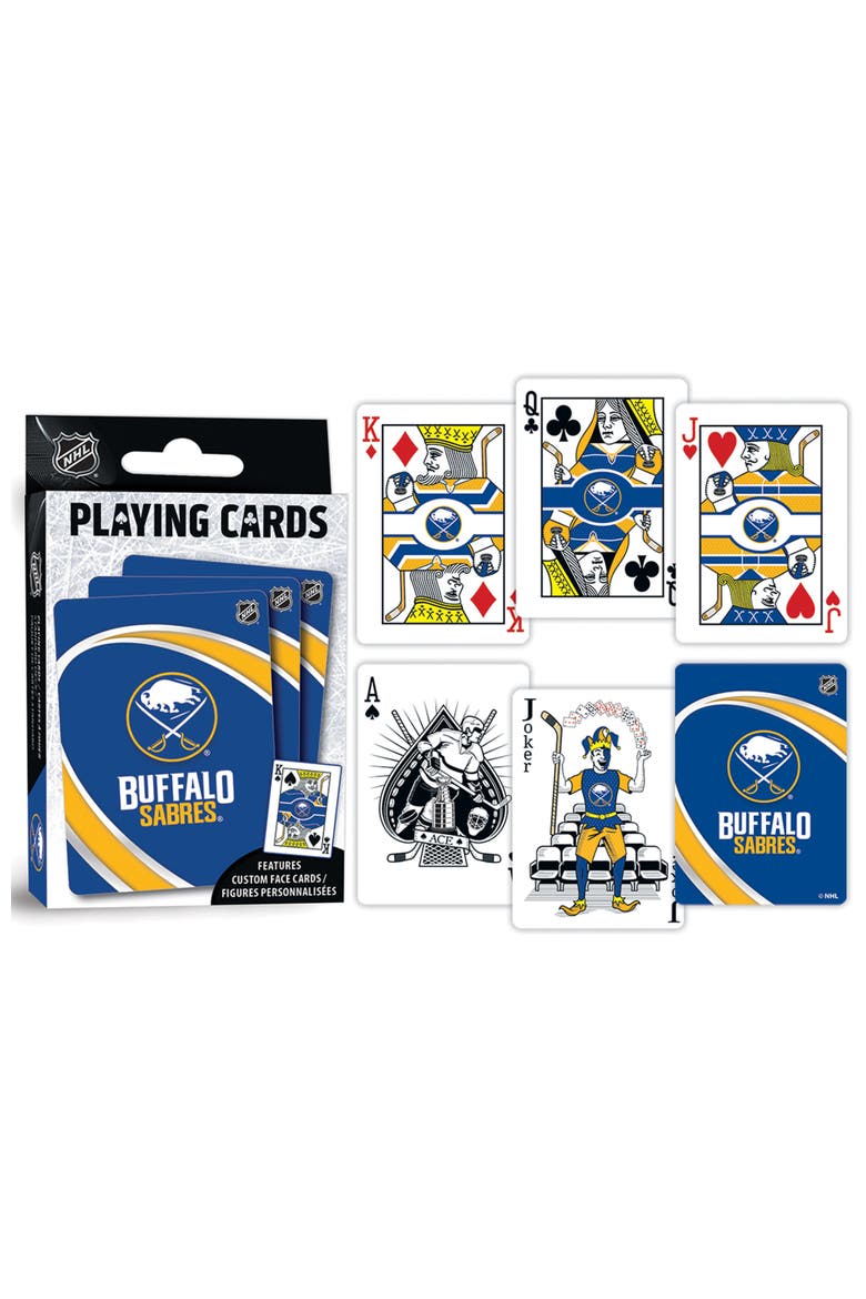 Buffalo Sabres Playing Cards, Alternate, color, Multicolor