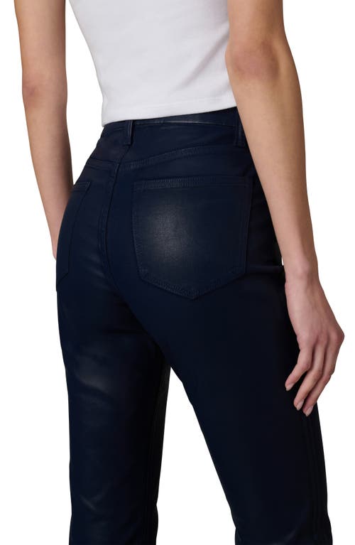 Joe's Jeans The Hi Honey Curvy Coated Bootcut Jeans In Blue