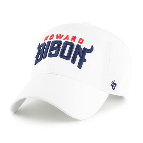 Men's '47 White Howard Bison Clean Up Adjustable Hat