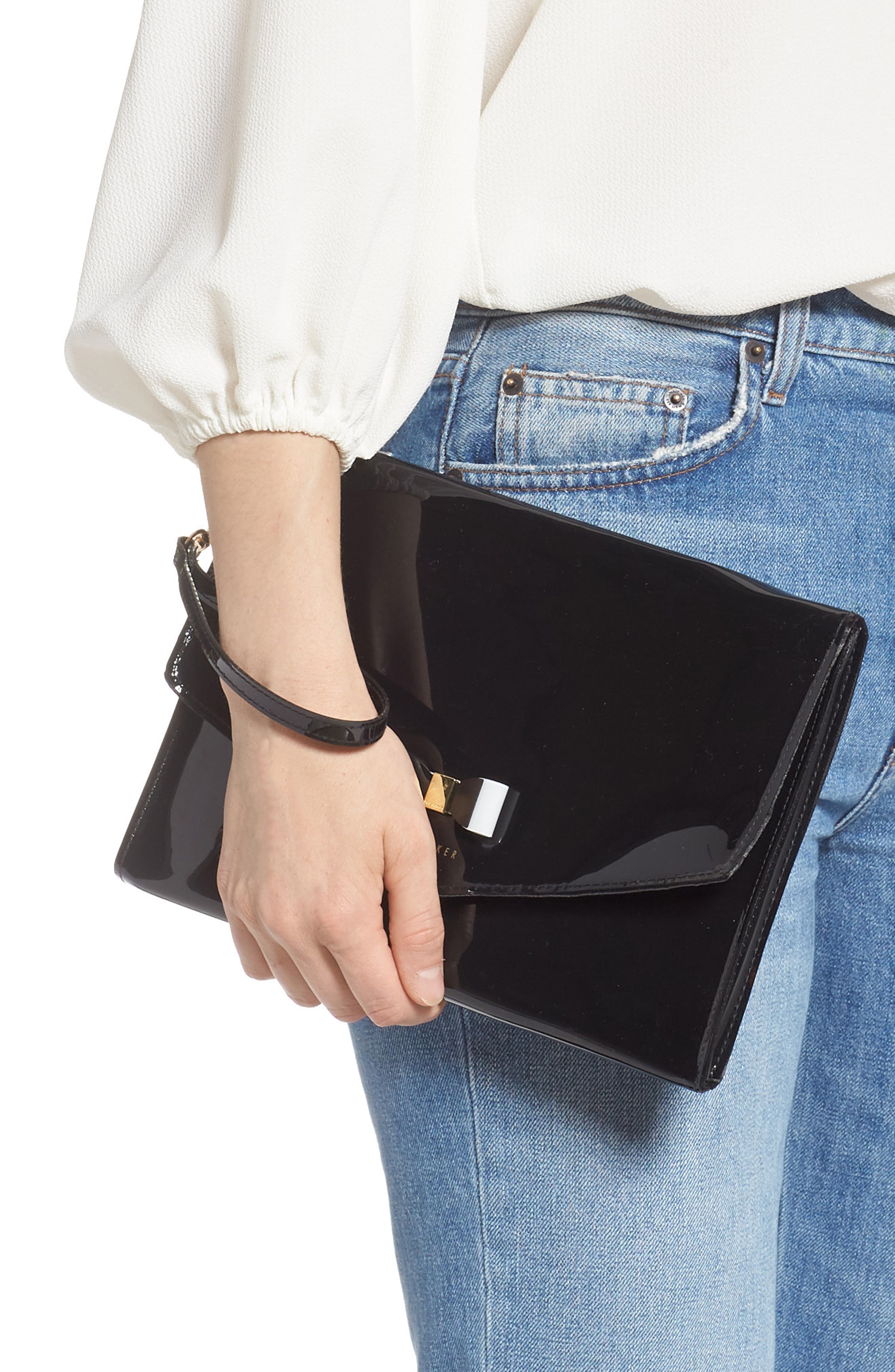 Ted Baker London Verai Envelope Pouch, Alternate, color, 