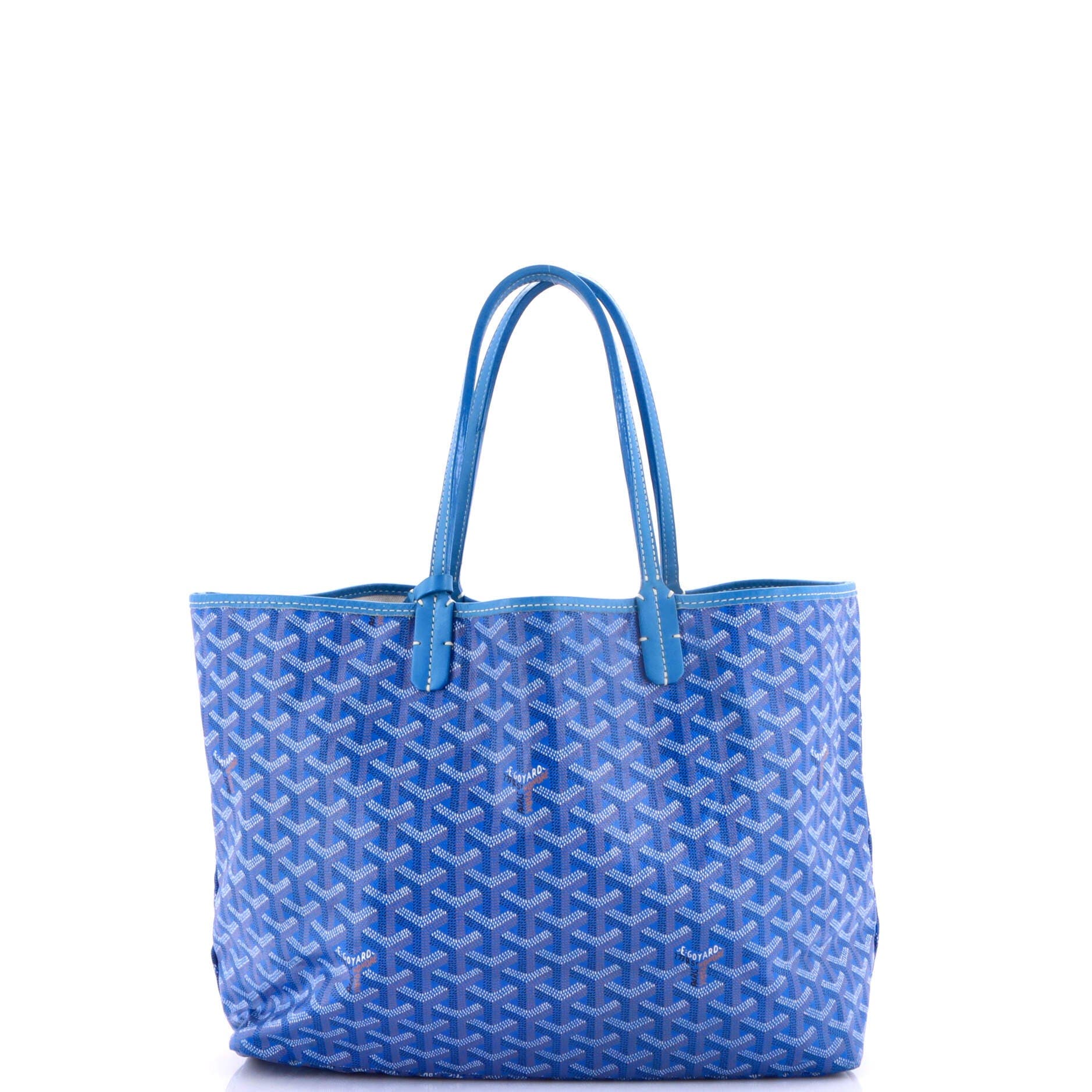 Pre-Owned Goyard Artois Tote Coated Canvas PM, Alternate, color, Blue