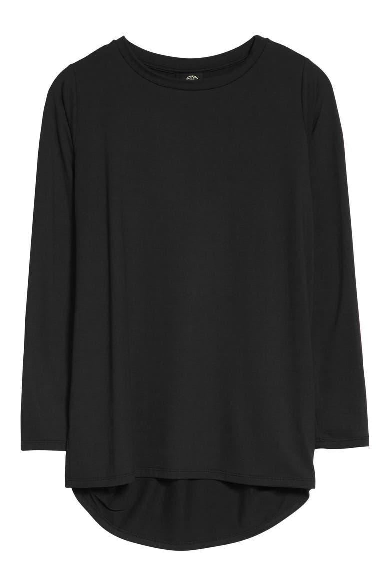 Butter High/Low Top, Main, color, BLACK