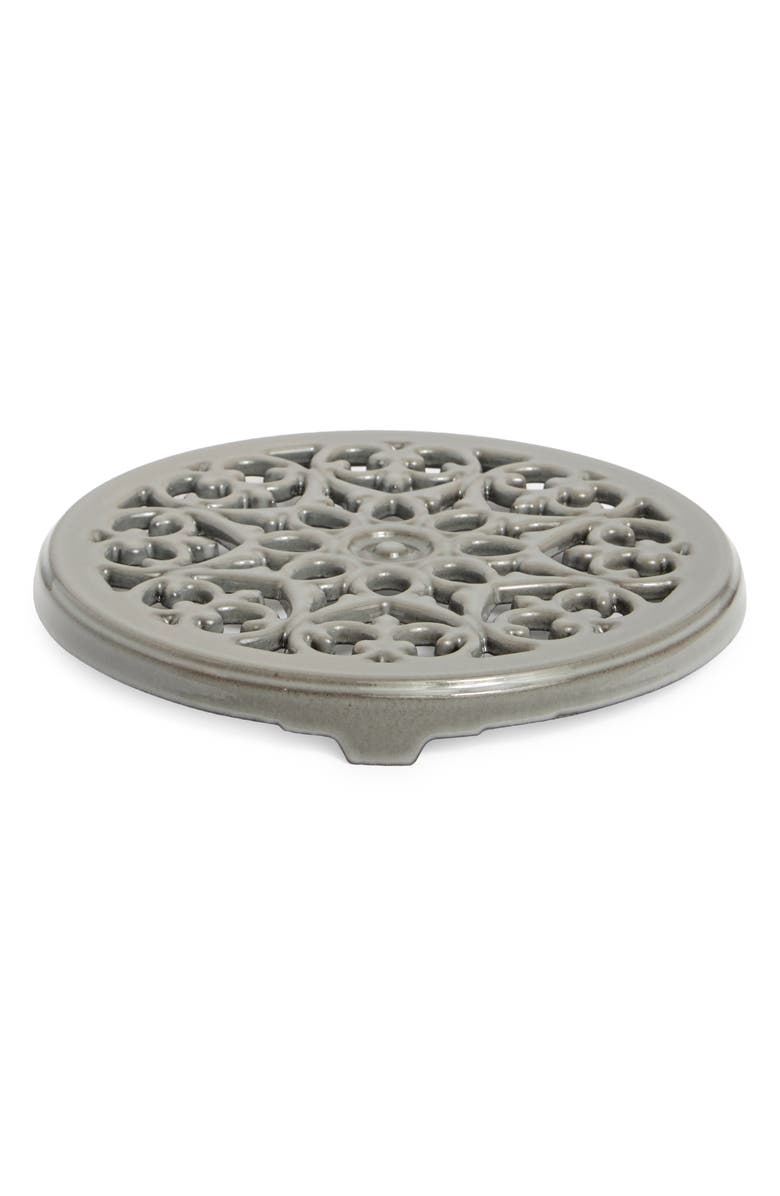 Staub Lilly Trivet, Main, color, Graphite Grey