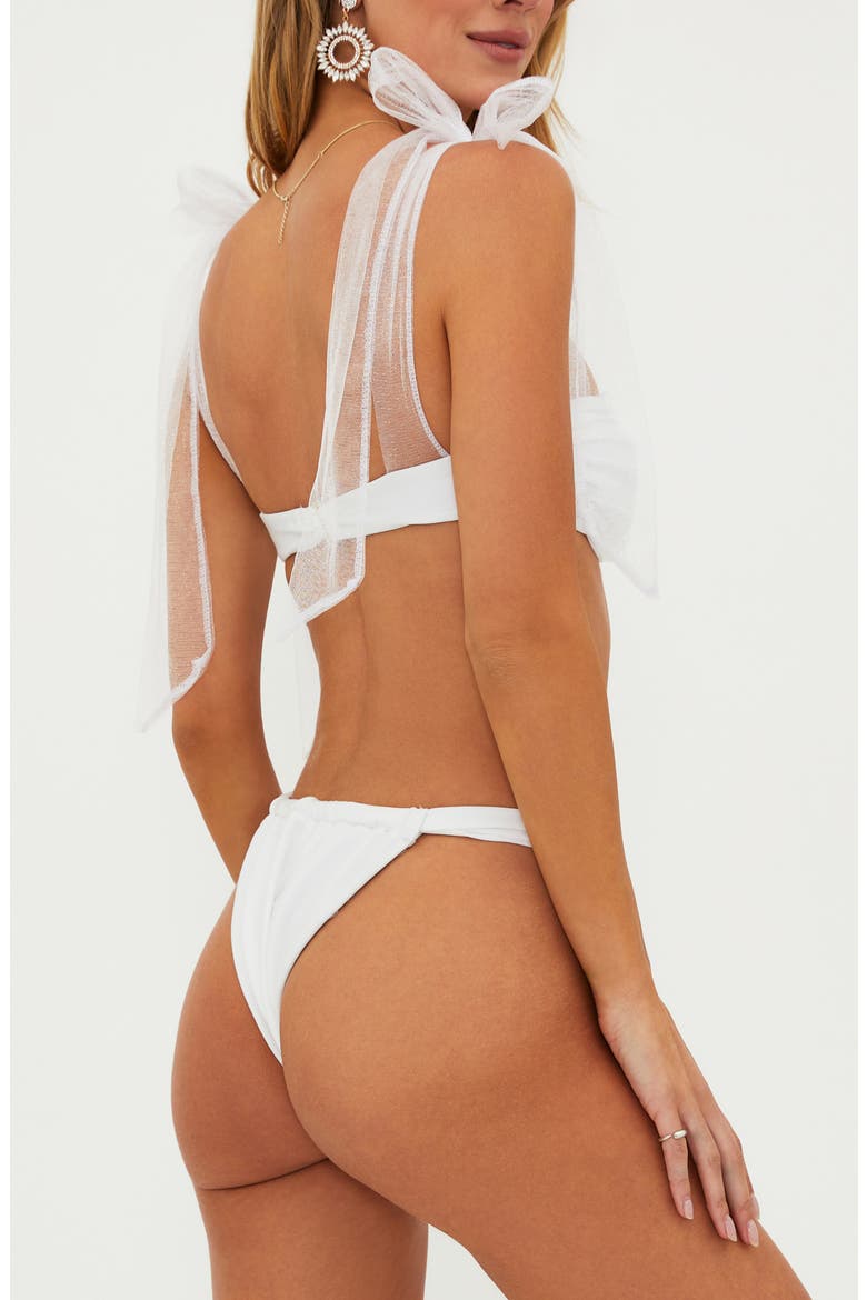 Drea Underwire Bikini Top, Alternate, color, WHITE