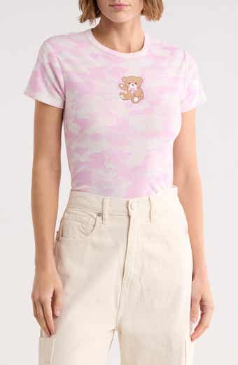 Camo Teddy Graphic Tee