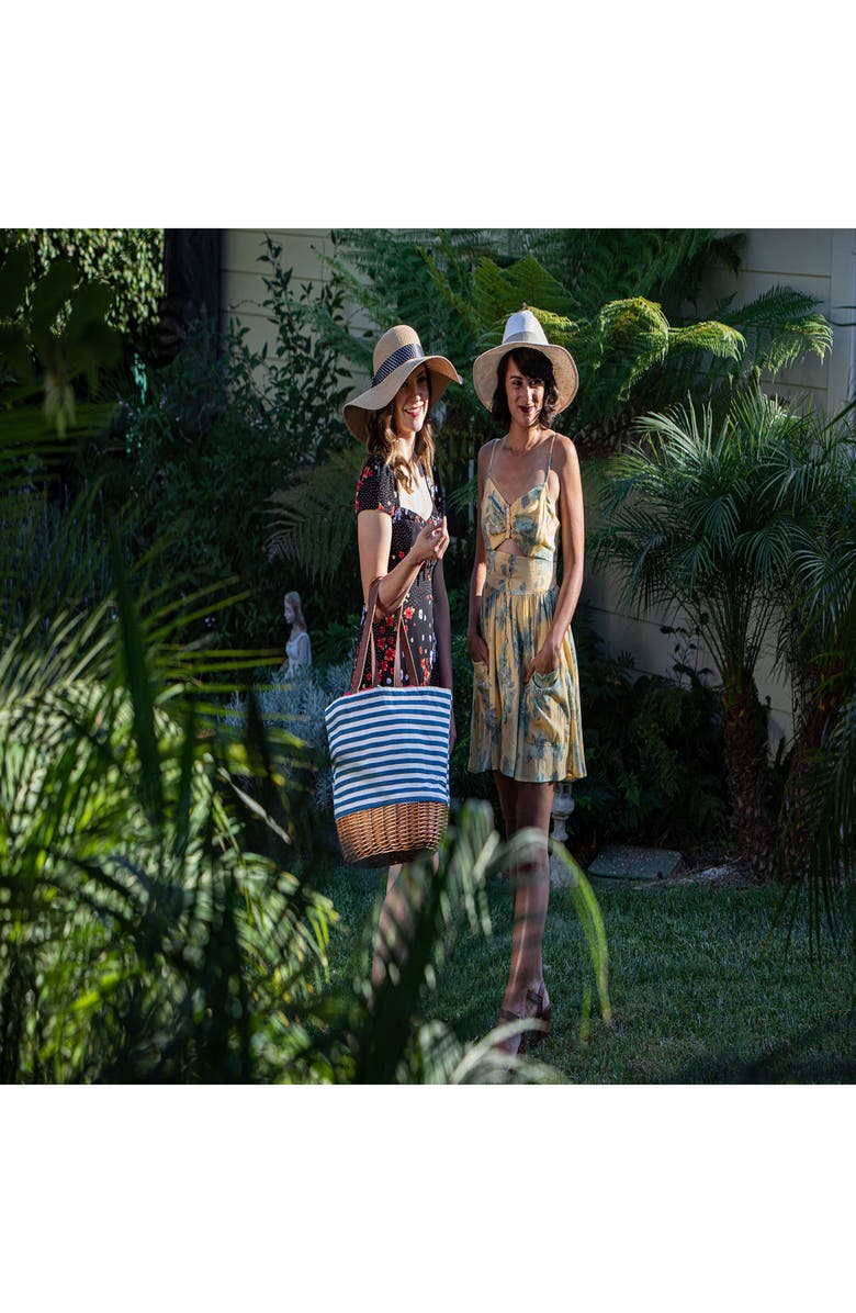 Picnic Time Coronado Basket Tote, Alternate, color, Blue