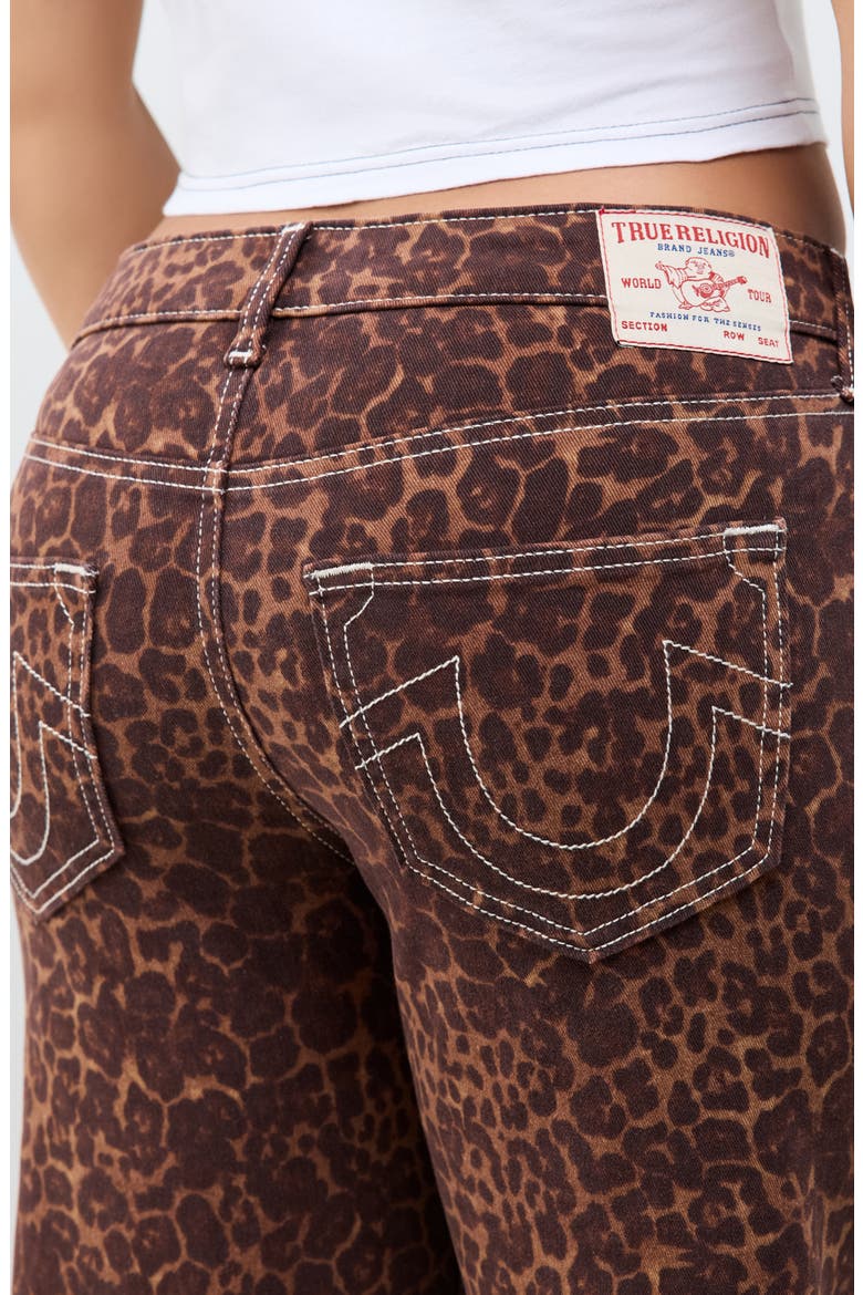 Bobbi Leopard Print Baggy Wide Leg Jeans, Alternate, color, LEOPARD PRINT