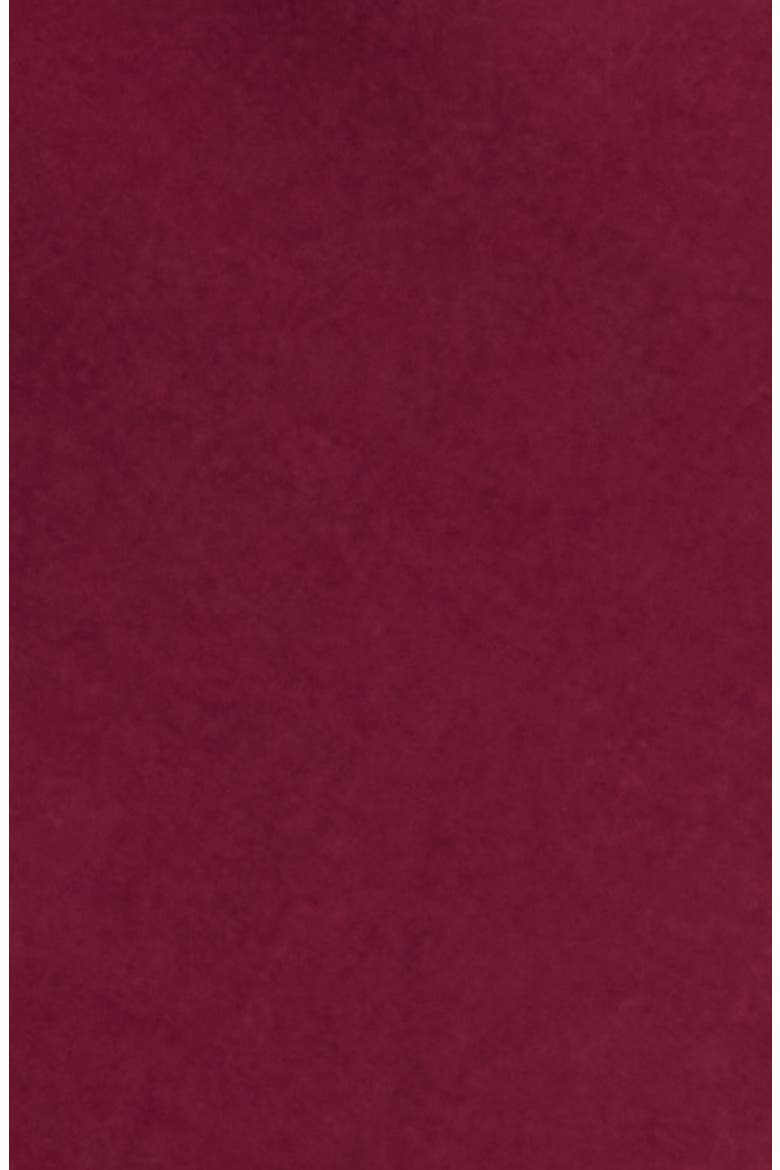 Ruched Faux Wrap Cocktail Dress, Alternate, color, BORDEAUX